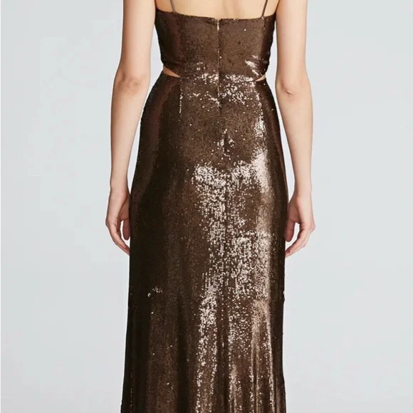 Halston Chloe Sequin Gown - Picture 3 of 14
